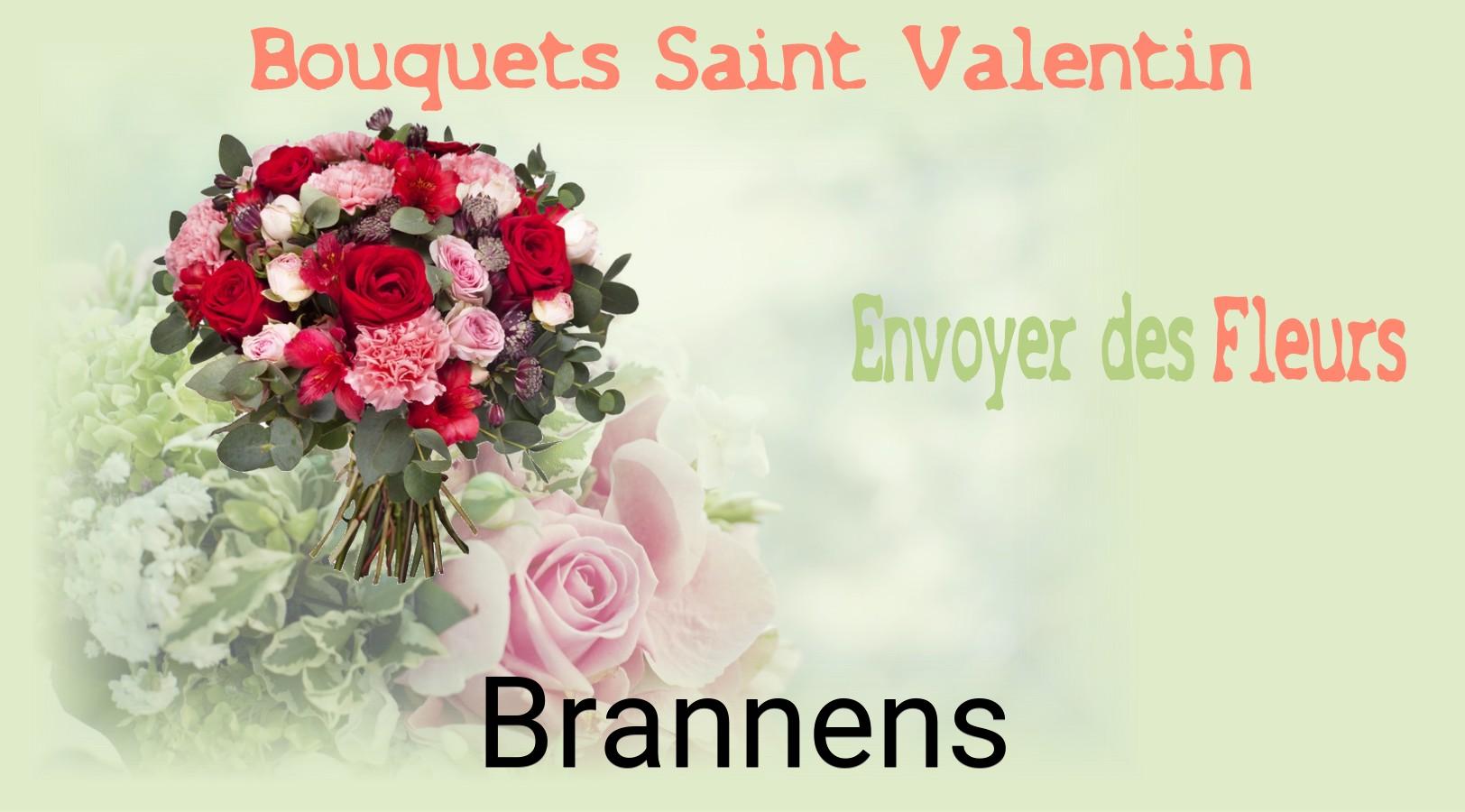 Roses de Saint-Valentin livrées à Brannens